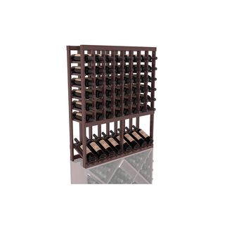 Elementcollection 8 Column High Reveal Wood Wine Rack Walnut Stained