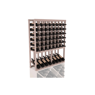 Elementcollection 8 Column High Reveal Wood Wine Rack Greywash Stained