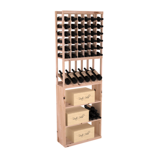 Elementcollection 6 Column High Reveal Case Wine Bin Combo Unstained