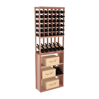 Elementcollection 6 Column High Reveal Case Wine Bin Combo Unstained