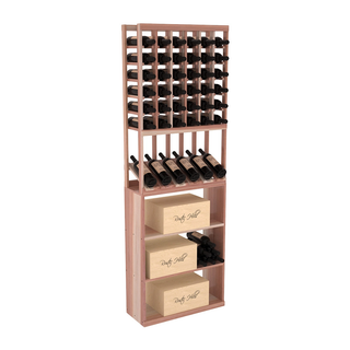 Elementcollection 6 Column High Reveal Case Wine Bin Combo Unstained