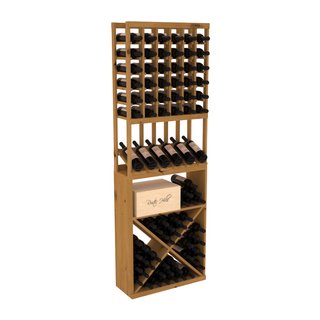 Elementcollection 6 Column High Reveal X Wine Bin Combo Oak Stained