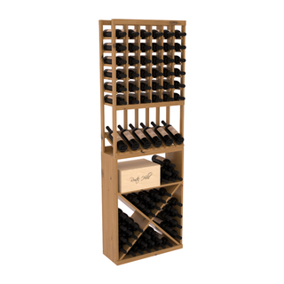 Elementcollection 6 Column High Reveal X Wine Bin Combo Oak Stained