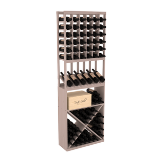Elementcollection 6 Column High Reveal X Wine Bin Combo Greywash Stained