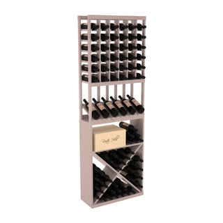 Elementcollection 6 Column High Reveal X Wine Bin Combo Greywash Stained