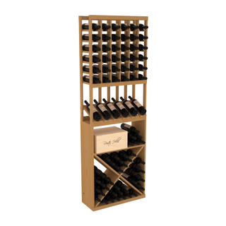 Elementcollection 6 Column High Reveal X Wine Bin Combo Oak Stained