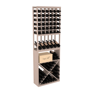 Elementcollection 6 Column High Reveal X Wine Bin Combo Greywash Stained