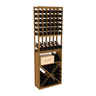 Elementcollection 6 Column High Reveal X Wine Bin Combo Oak Stained