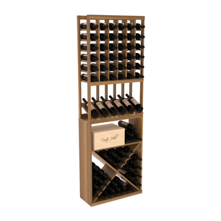 Elementcollection 6 Column High Reveal X Wine Bin Combo Oak Stained