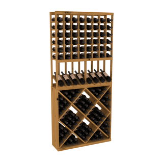 Elementcollection 8 Column High Reveal 82 Wine Cube Combo Oak Stained