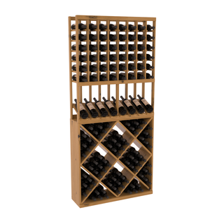 Elementcollection 8 Column High Reveal 82 Wine Cube Combo Oak Stained