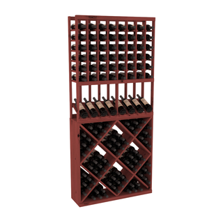 Elementcollection 8 Column High Reveal 82 Wine Cube Combo Cherry Stained