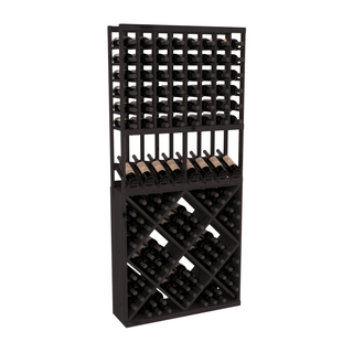 Elementcollection 8 Column High Reveal 82 Wine Cube Combo Black Stained