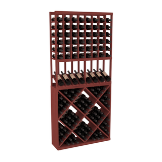 Elementcollection 8 Column High Reveal 82 Wine Cube Combo Cherry Stained