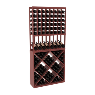 Elementcollection 8 Column High Reveal 82 Wine Cube Combo Cherry Stained