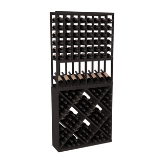 Elementcollection 8 Column High Reveal 82 Wine Cube Combo Black Stained