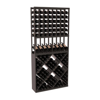 Elementcollection 8 Column High Reveal 82 Wine Cube Combo Black Stained