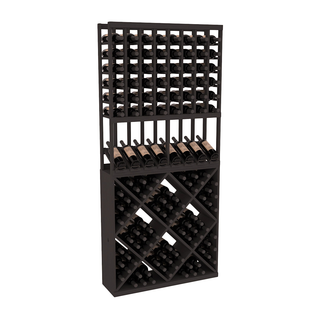 Elementcollection 8 Column High Reveal 82 Wine Cube Combo Black Stained