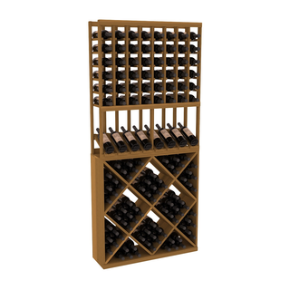 Elementcollection 8 Column High Reveal 82 Wine Cube Combo Oak Stained