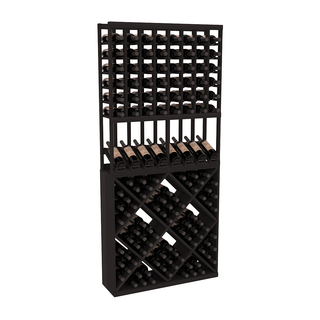 Elementcollection 8 Column High Reveal 82 Wine Cube Combo Black Stained