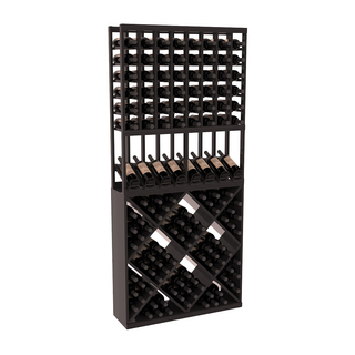 Elementcollection 8 Column High Reveal 82 Wine Cube Combo Black Stained