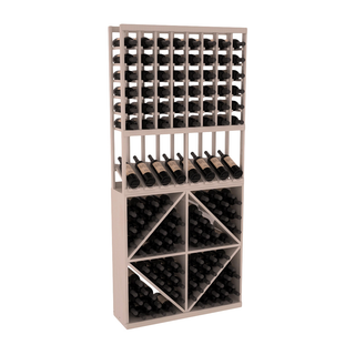 Elementcollection 8 Column High Reveal 96 Wine Bin Combo Greywash Stained
