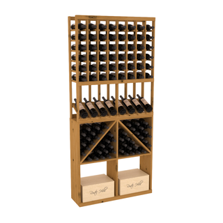 Elementcollection 8 Column High Reveal 96 Bin Case Combo Black Stained