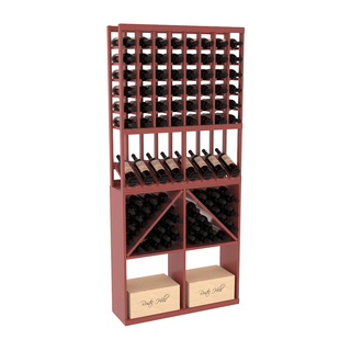 Elementcollection 8 Column High Reveal 96 Bin Case Combo Black Stained