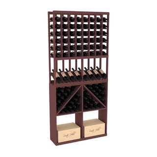 Elementcollection 8 Column High Reveal 96 Bin Case Combo Greywash Stained