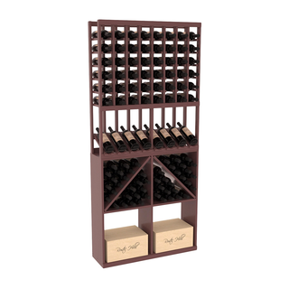 Elementcollection 8 Column High Reveal 96 Bin Case Combo Greywash Stained