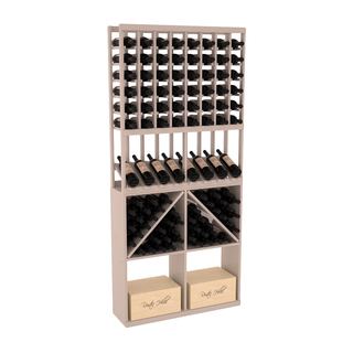Elementcollection 8 Column High Reveal 96 Bin Case Combo Cherry Stained