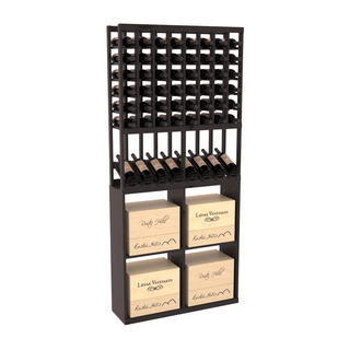 Elementcollection 8 Column High Reveal 96 Wine Case Combo Cherry Stained