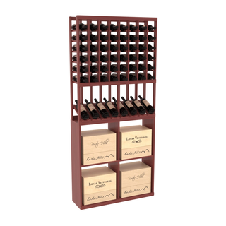 Elementcollection 8 Column High Reveal 96 Wine Case Combo Greywash Stained