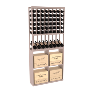 Elementcollection 8 Column High Reveal 96 Wine Case Combo Greywash Stained