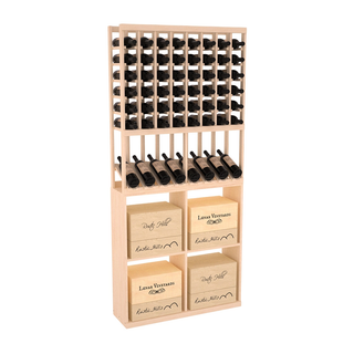 Elementcollection 8 Column High Reveal 96 Wine Case Combo Unstained Element Collection