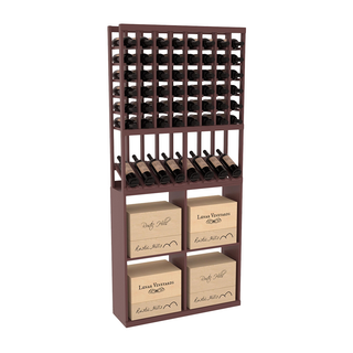 Elementcollection 8 Column High Reveal 96 Wine Case Combo Greywash Stained