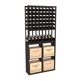 Elementcollection 8 Column High Reveal 96 Wine Case Combo Unstained
