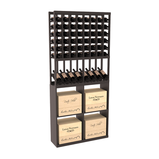 Elementcollection 8 Column High Reveal 96 Wine Case Combo Unstained
