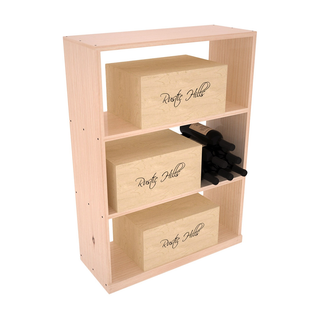 Elementcollection Half Height Wine Case Bin Unstained