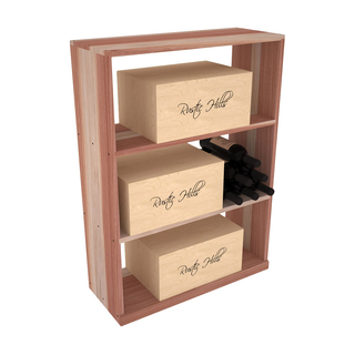 Elementcollection Half Height Wine Case Bin Unstained