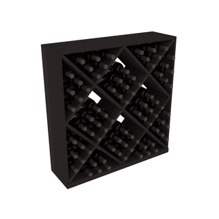 Elementcollection Diamond Cube Wine Bin Black Stained