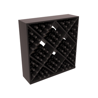 Elementcollection Diamond Cube Wine Bin Black Stained