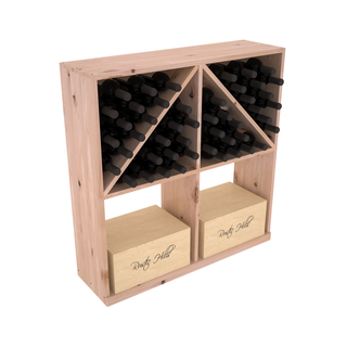 Elementcollection Solid Case Wine Bottle Bin Unstained