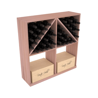 Elementcollection Solid Case Wine Bottle Bin Unstained