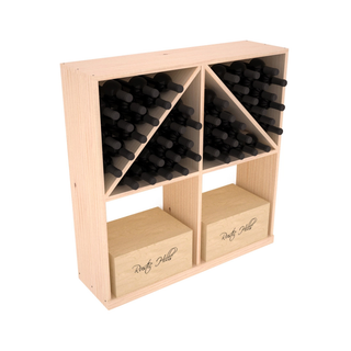 Elementcollection Solid Case Wine Bottle Bin Unstained