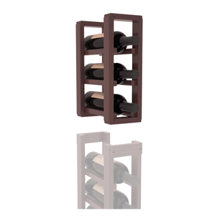 Elementcollection 1 Column Standard Extender Wood Wine Rack Walnut Stained