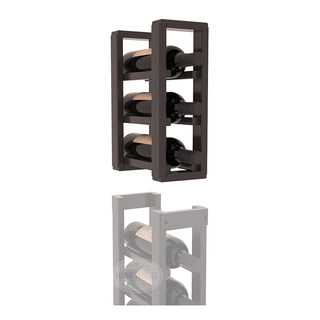 Elementcollection 1 Column Standard Extender Wood Wine Rack Black Stained