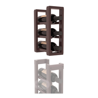 Elementcollection 1 Column Standard Extender Wood Wine Rack Walnut Stained