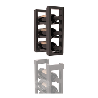 Elementcollection 1 Column Standard Extender Wood Wine Rack Black Stained