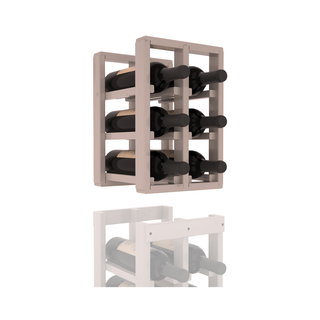 Elementcollection 2 Column Standard Wood Wine Rack Extender Greywash Stained